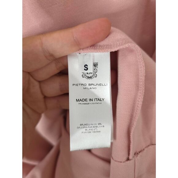 Pietro Brunelli Salisburgo Maternity Dress Size Small Pink Knee Length NEW - Picture 6 of 6